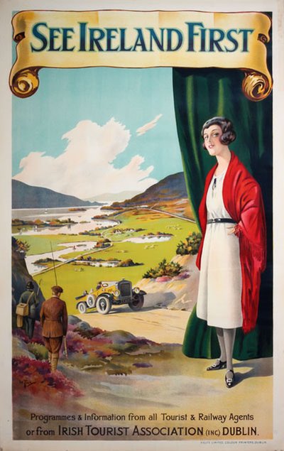 See Ireland First original poster designed by Till, Walter (1880-1930)
