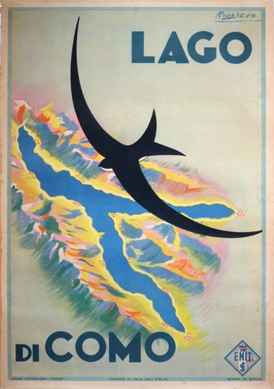 Lago di Como - Italy original poster 