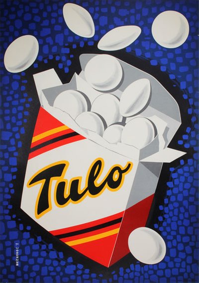 Tulo original poster designed by I. Johansson