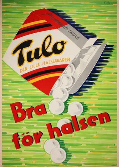 Tulo bra för halsen original poster designed by Ru Be