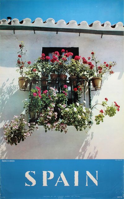 Spain Andalusia Primavera original poster 