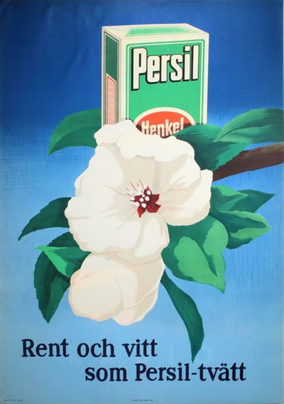 Persil Henkel original poster designed by Svea Annons (Orrby?)