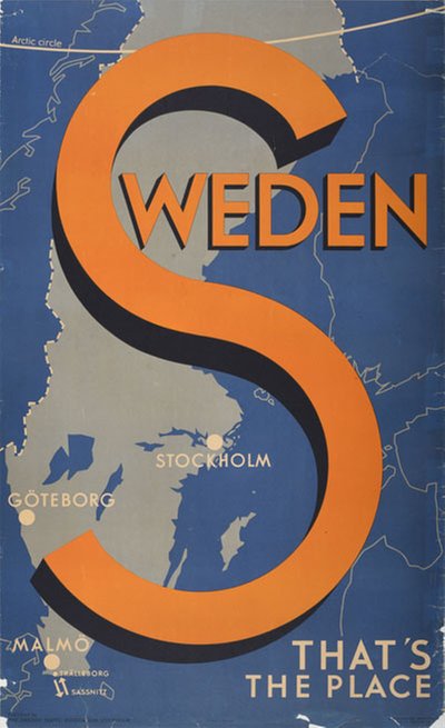 Sweden that’s the place original poster 