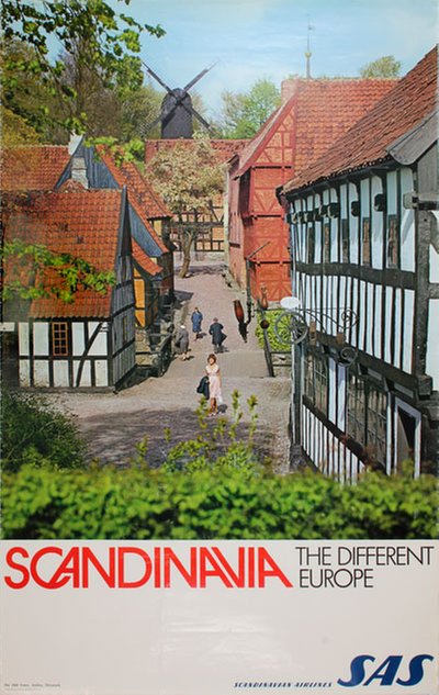 SAS Scandinavia Aarhus original poster 