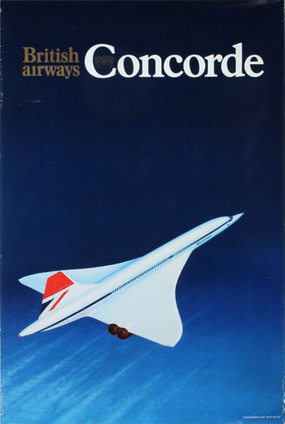 British Airways: Concorde  original poster 
