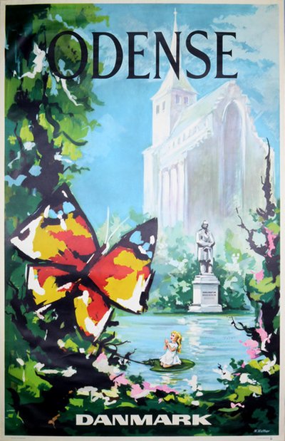Odense - Denmark original poster designed by M. Wattner