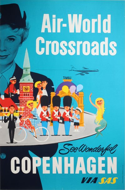 SAS Copenhagen Air-World Crossroads original poster 