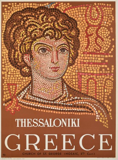 Greece Thessaloniki original poster 