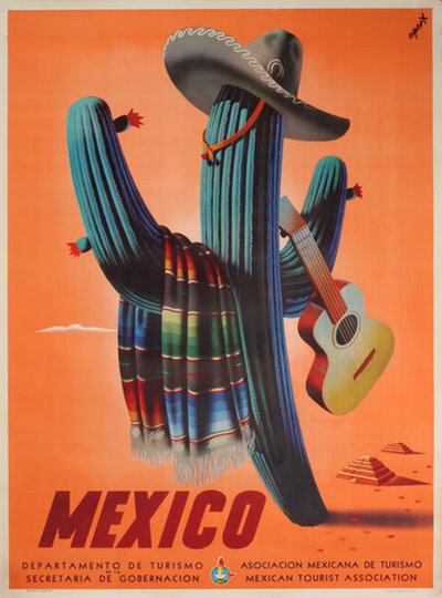 Mexico original poster designed by Espert Arcos, José, (1907-1957)