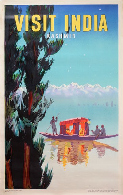 Visit India - Kashmir original poster 
