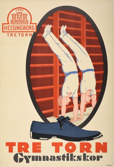 Tretorn Gymnastikskor original poster 