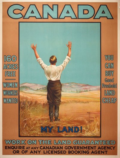 Canada - My Land! original poster designed by Hawley Morgan