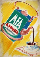 MFA-Karoma-Kaffe-original-affisch-poster