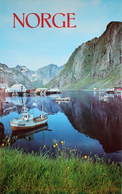 Norge - Lofoten original poster designed by IMG_4149