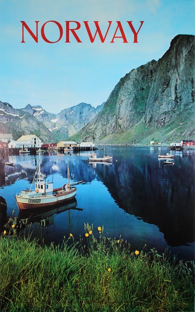 Norway - Lofoten original poster designed by Photo: Husmo Mittet Foto