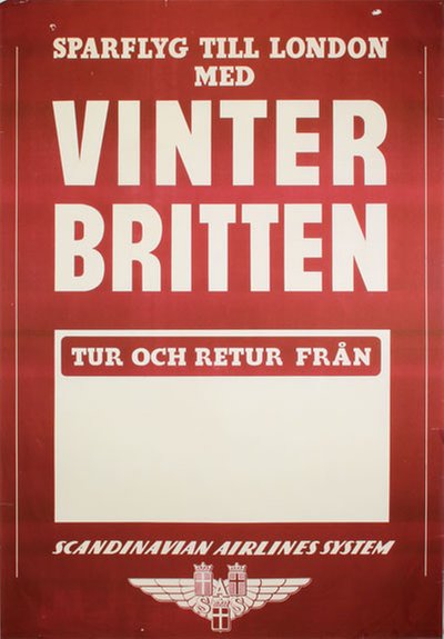 Vinter Britten SAS to London  original poster 