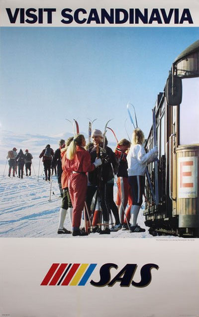 SAS - Visit Scandinavia original poster 