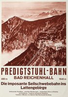 Bad-Reichenhall-Predigtstuhl-Cable-Car-original-poster