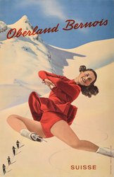 Oberland Bernois - Suisse original vintage poster