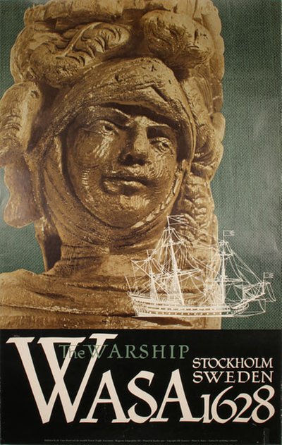 Wasa 1628 The Warship original poster designed by Svensson, Olle (Olof Enar) (1911-1992)