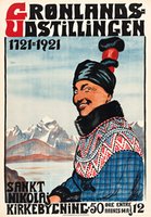 Gronlands-Udstillingen-1921-Denmark-original-poster