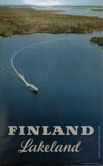 Finland Lakeland original poster 