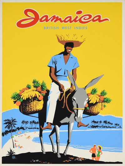 Jamaica British West Indies original poster designed by Mac Tay