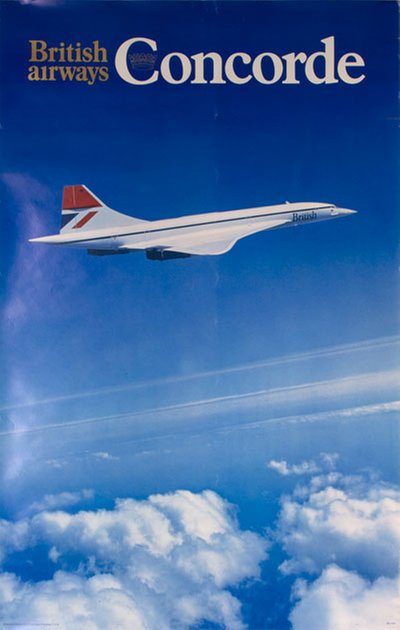 British Airways: Concorde  original poster 