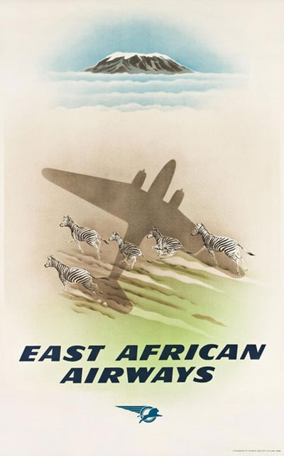 East African Airways original poster 