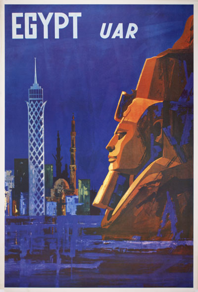 Original Vintage Poster Egypt UAR Sold At Posterteam