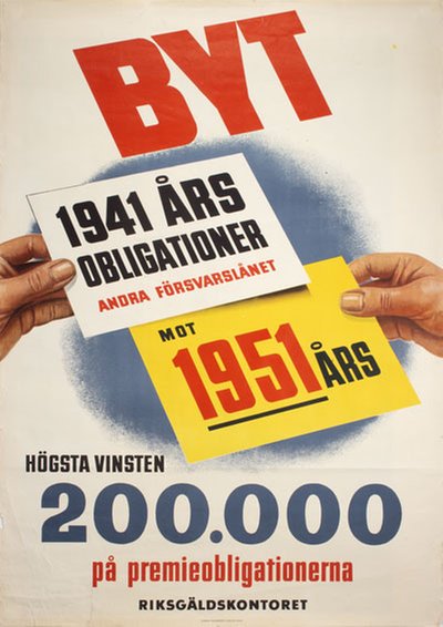 Riksgäldskontoret original poster 