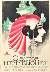 The Riddle of the Sphinx (Osiris Hemmelighet) original vintage poster