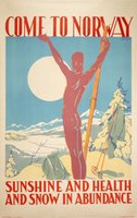 Come to Norway Ski poster