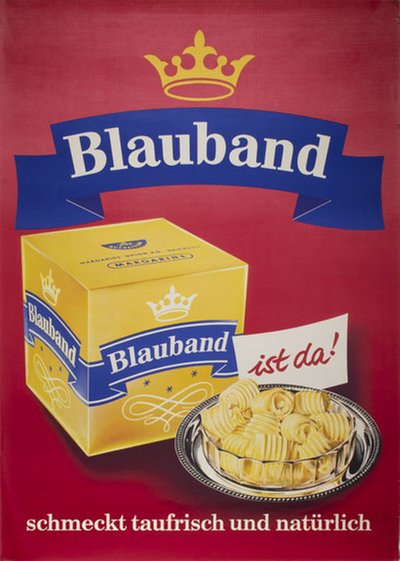 Blauband Margarine original poster 