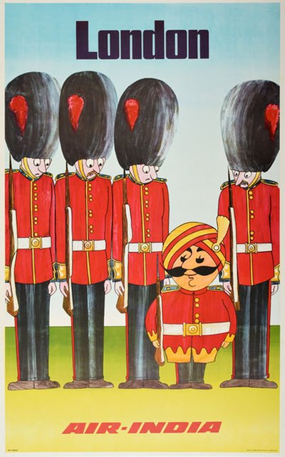Air India London original poster 