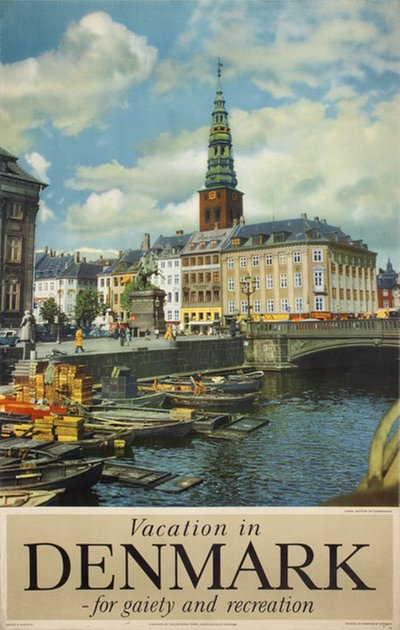 Vaction in Copenhagen original poster designed by Photo: K Kostich