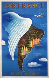 Air France South America Map