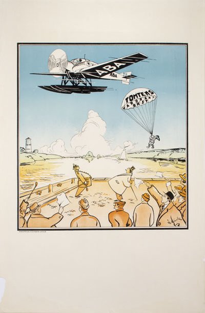 ABA Tomtens tekniska fabrik original poster designed by Leüde, Herbert (1892-1930)