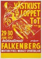 Väskustloppet 1957 Falkenberg