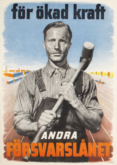 Andra Försvarslånet för ökad kraft original poster 