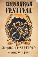 Edinburgh Festival 1949 BOAC