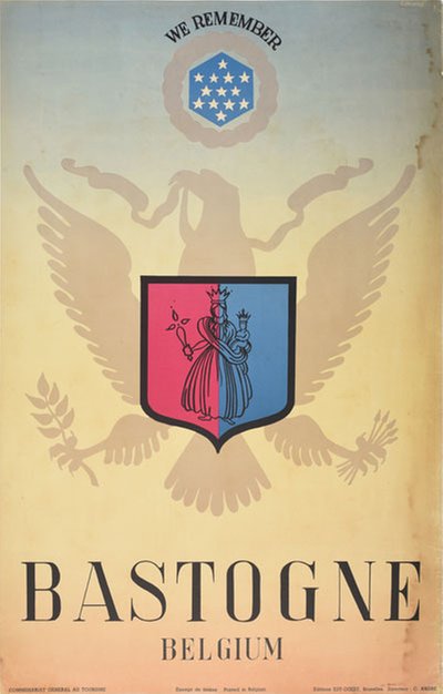 Bastogne Belgium original poster 