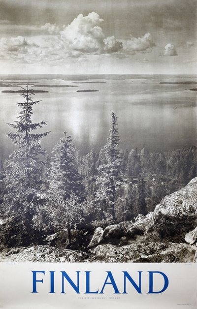 Finland Koli National Park original poster designed by Photo: H. Iffland