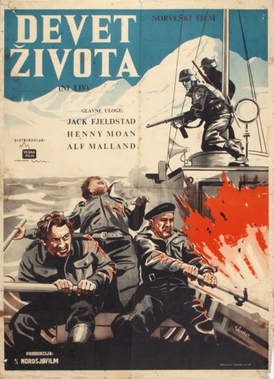 Ni Liv - Devet Zivota original poster designed by K Wenzen