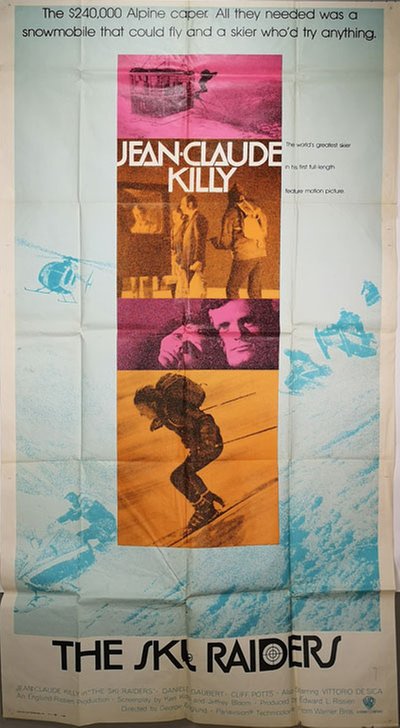 The Ski Raiders Jean-Claude Killy original poster 