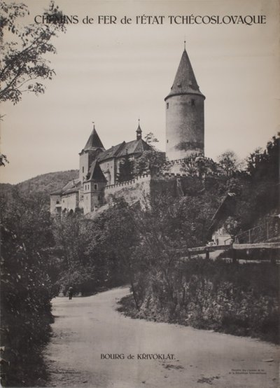Krivoklat Castle - Czechoslovakia original poster 