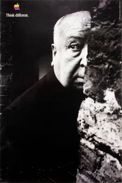 Think Different Alfred Hitchcock original poster 