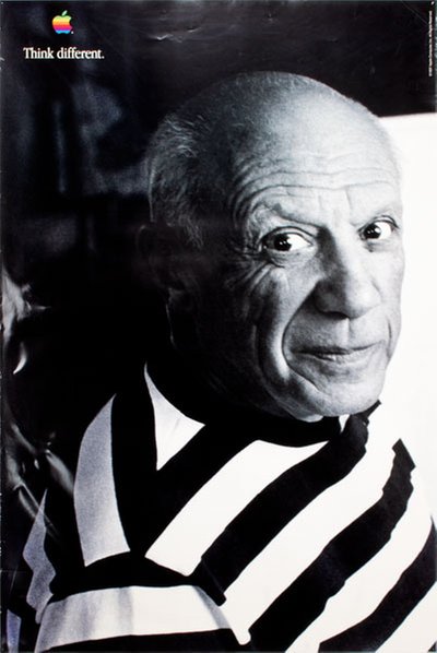 Think Different Pablo Picasso original poster 
