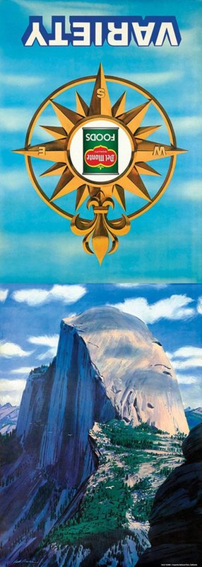Del Monte Foods Half Dome Yosemity Park original poster designed by Dumas, Jack (1916-1999)