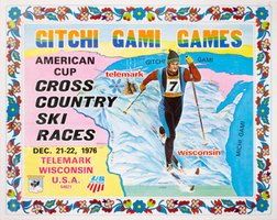 Gitchi Gami Games Telemark Wisconsin ski races 1976 